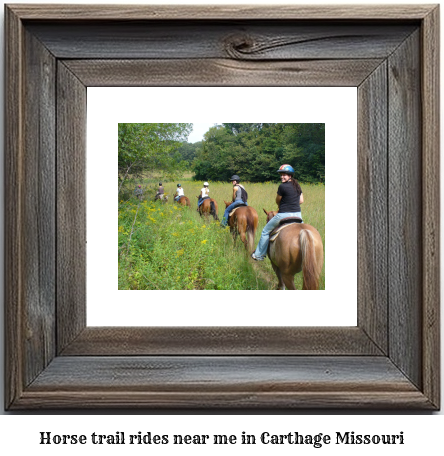 horse trail rides near me in Carthage, Missouri